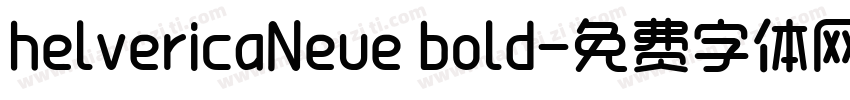 helvericaNeue bold字体转换